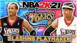 ALLEN IVERSON BUILD IN NBA 2K21! | The GREATEST Playmaking Build In NBA 2k21!