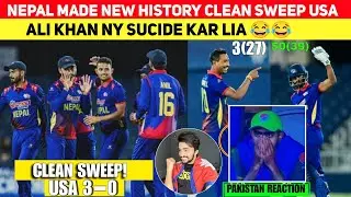 NEPAL MADE NEW HISTORY TO CLEAN SWEAP USA 3-0 IN THEIR HOME GROUND 😱
