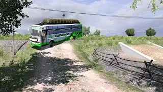 Tamilnadu Bus Simulator | Sorna Sleeper Bus Take Village Roads to Avoid Toll