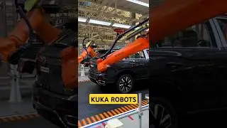 Vehicle body gap detection using Kuka Robot #shorts #ai
