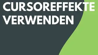 Cursoreffekte in Camtasia verwenden und anpassen