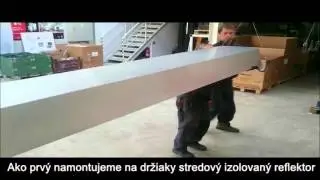 Inštalácia izolovaného reflektora