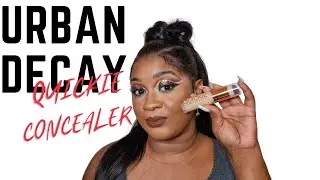 NEW URBAN DECAY STAY NAKED QUICKIE CONCEALER | DEMO + REVIEW ON DARK SKIN