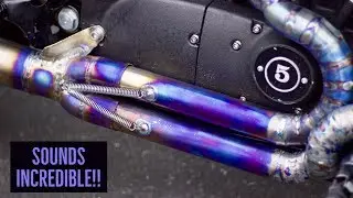 Harley Davidson Titanium Exhaust RIPS!!