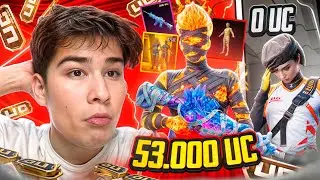 $53 000 UC!🔥OBUNACHIM AKKAUNTLARINI TEKINGA TUGILGAN KUNLARIGA😍KUCHAYTIRIB BERDIM