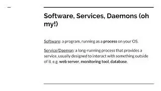 Linux Services Overview