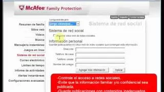 Mensajería, juegos, redes. (3/6) Family Protection