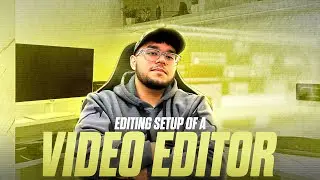 My Video Editing SETUP TOUR!!