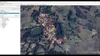 How to digitize settlement / vegetation area etc. from google earth