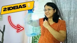 2 IDEIAS INCRÍVEIS COM GALÃO DE 5 LITROS | ARTESANATO COM GARRAFA PET
