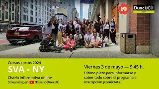 Cursos Cortos 2024 SVA NY [ Charla Informativa ]