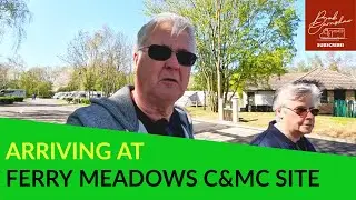 Arriving At Ferry Meadows (West) Caravan And Motorhome Club Site