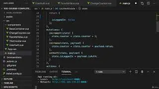 XV. Vuex. 12. Organizing your Store with Modules