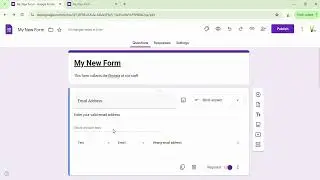 HOW TO VALIDATE RESPONSES ON GOOGLE FORM. e.g Ensuring entry of valid Email. 
