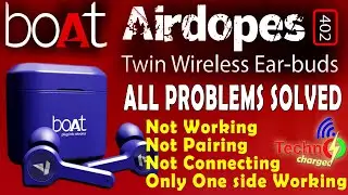 boat airdopes 402 not working | not pairing | disconnecting | how to reset 