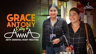 Grace Antony Entry At Amma 28th Annual General Body Meeting