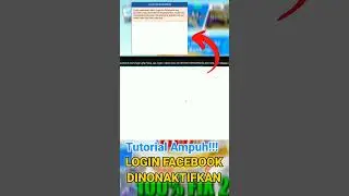 Begini Cara Mengatasi Login Facebook Di Nonaktifkan Di Dalam Game #eggyparty #gameplay