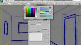 3DS Max Room with Lights