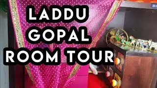 Laddu Gopal Room Tour | How To Decorate Laddu Gopal Room | Laddu Gopal ji ka room kaise sajayein