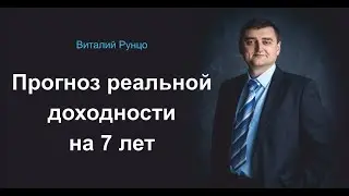 Прогноз реальной доходности активов. Виталий Рунцо