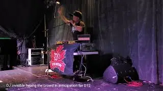 DJ Invisible hypes up the crowd for D12 (Moncton, New Brunswick, Canada, 2024)
