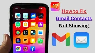 Email Contacts Not Showing Up on iPhone | How To Import Email Contacts to iPhone in iOS 17 | 2024