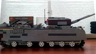 Венец немецкой мощи Landkreuxer P.1000 Ratte(Ratte) из лего.