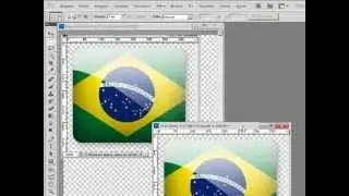 Fazer uma bandeira realística no photoshop com alguns cliques.
