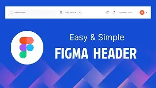 Figma Header / Navigation for Beginners - Figma Tips - Figma tutorial