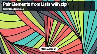 Pairing List Elements with `zip()` Function in Python