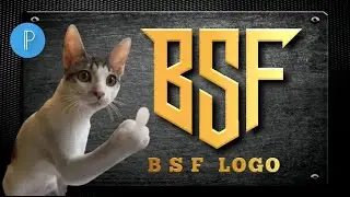 BSF logo design  || membuat logo monogram BSF di Pixellab