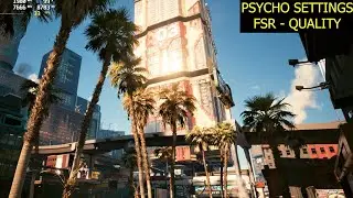 Cyberpunk 2077 RTGI & QHD + FSR RT Global Illumination Benchmarks DL DSR & AMD FSR on RTX 2080TI