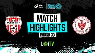 SSE Airtricity Men's Premier Division Round 33 | Derry City 1-1 Sligo Rovers | Highlights