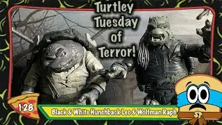 Black & White Monster Leo & Raph Figures by NECA