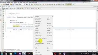 How to Disable and Hidden CheckBox using Java Applet and AWT in Netbeans