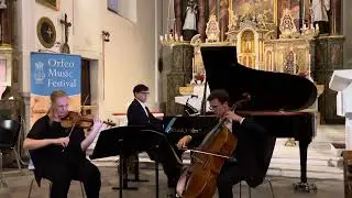 Schubert, Piano Trio no. 2: ii -Jeremy Samolesky pf, Annie Chalex Boyle vn, Arkhip Sherstennikov vc