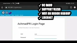 Update Firmware STB OpenWrt AchmadPR Lite 1.5 | Wifi On B860H dan HG680P