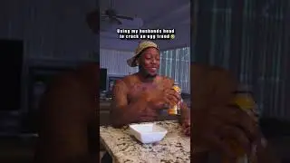 Try Tiktok Viral trend Egg crack on head with Husband and  his amazing reactions