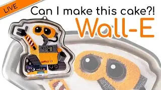 Attempting to decorate the Wilton Wall-E Cake! First Live Stream