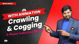 Cogging Crawling effect in a 3-Phase Induction motor | Interview Question | PiSquare Academy