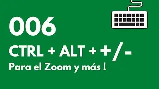 Atajo de teclado 006 para Excel: CTRL  +  ALT  +  