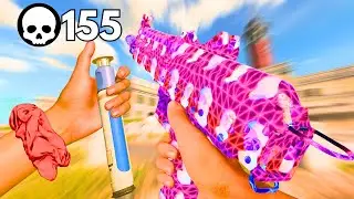 155 Kills on Warzone + Fastest Movement SMG Loadout 👑