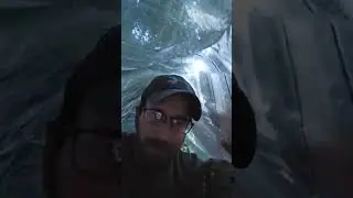 Hiding from thermal imaging device with a space blanket
