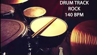 Drum Beat 140 bpm - Groove Drum Track | Base de batería | Rock 140 BPM