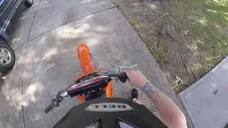 2t KTM 65sx Neighborhood Braaaps and new GoPro Test !