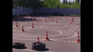Первый раз на автодроме...