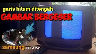 memperbaiki tv samsung gambar geser ke kanan