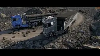 🚚TruckersMP "ProMods 2.60" 🚧Скрытая дорога в глубинке Исландии🚧