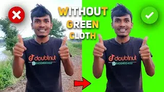 How to remove video background without green screen | change video background without green screen