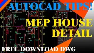 Mep autocad rumah tinggal | mep autocad blocks free download